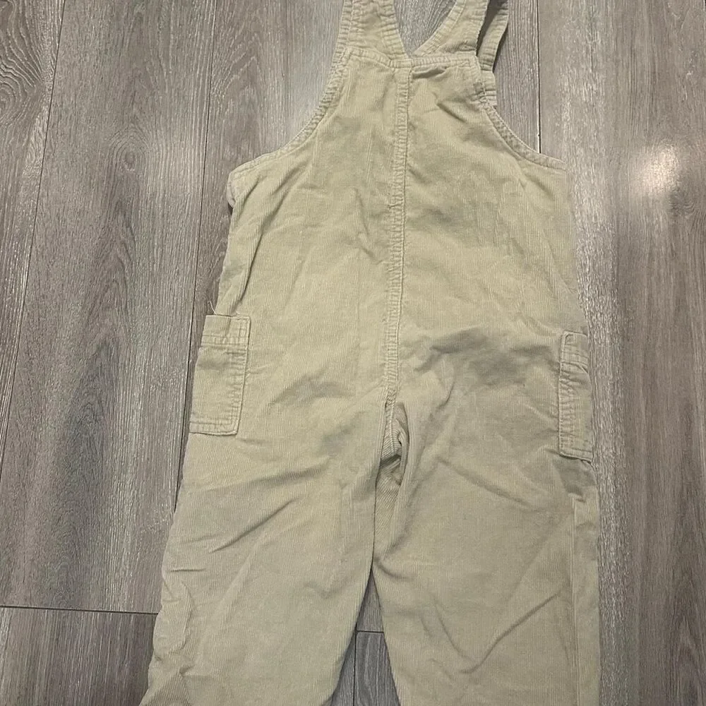 Izod Tan and Khaki Dungarees-overalls